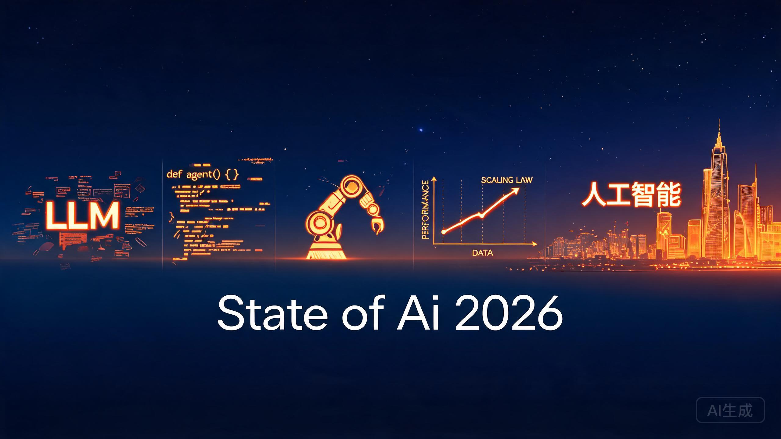 State of AI in 2026: LLMs, Coding, Scaling Laws, China, Agents, GPUs, AGI